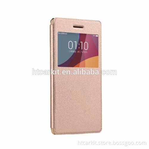 Wholesale Cell Phone Case flip case For Oppo R9 leather case with window